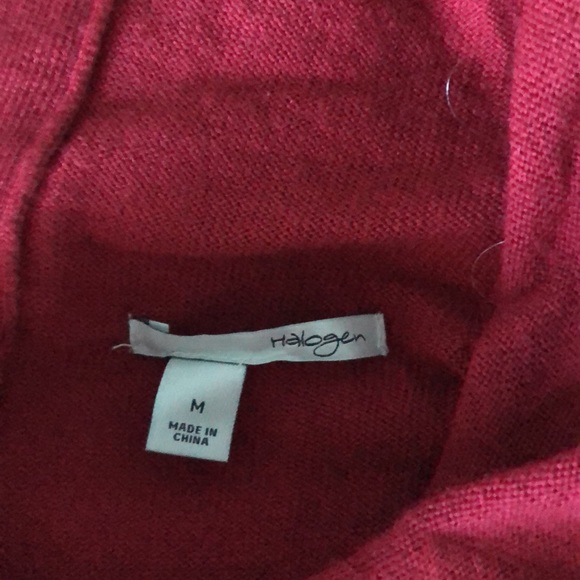 HALOGEN CONVERTIBLE TNECK HENLEY WASHABLE SOFT WOOL NWOT - Picture 5 of 8